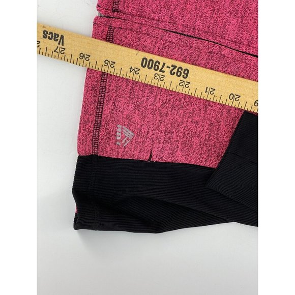 RBX Women's Active Wear Running Pink Reflective Long Sleeve Zip Jacket Large - Picture 9 of 10